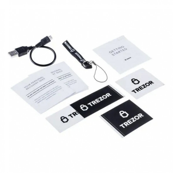 Аппаратный криптокошелек Trezor One, White в Новороссийске