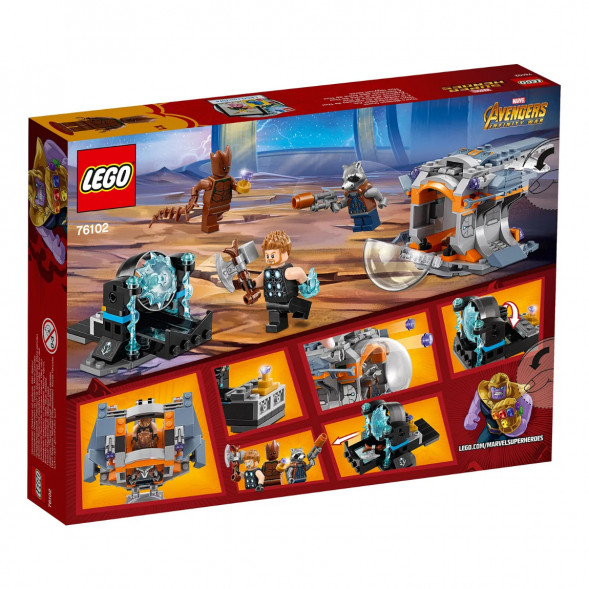 Конструктор LEGO Super Heroes 76102 Война бесконечности: В поисках оружия Тора в Новороссийске