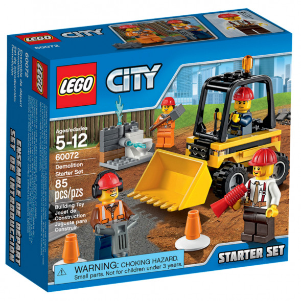 Конструктор LEGO City 60072 Набор «Строительная команда» для начинающих в Новороссийске
