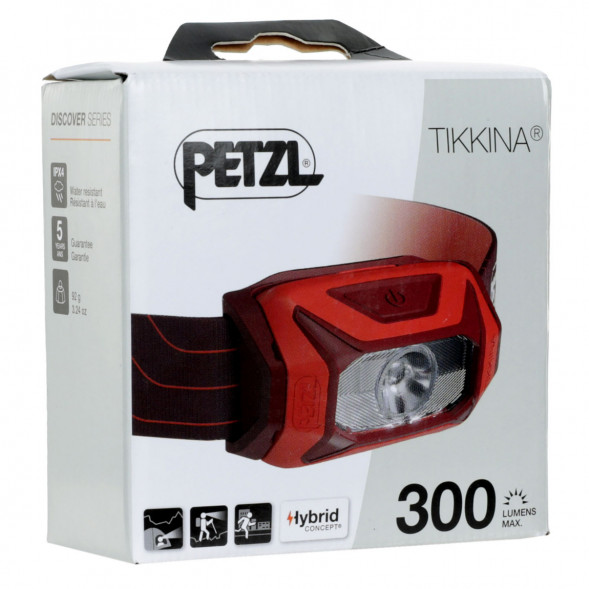 Налобный фонарь Petzl Tikkina E060AA03, красный в Новороссийске