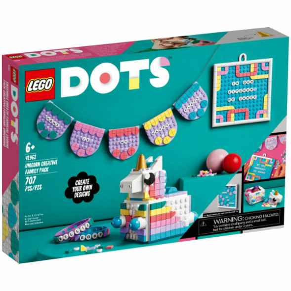 Конструктор LEGO DOTS 41962 Творческий семейный набор «Единорог» в Новороссийске