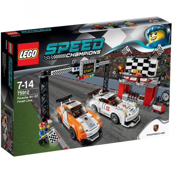Конструктор LEGO Speed Champions 75912 Финишная линия гонки Porsche 911 GT в Новороссийске