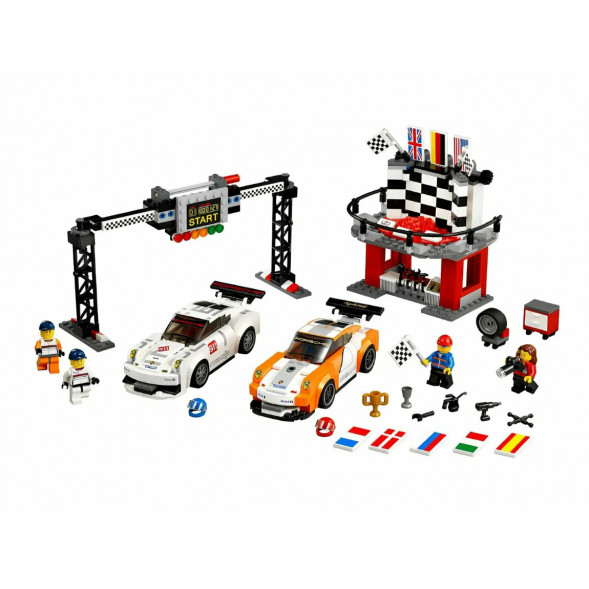 Конструктор LEGO Speed Champions 75912 Финишная линия гонки Porsche 911 GT в Новороссийске