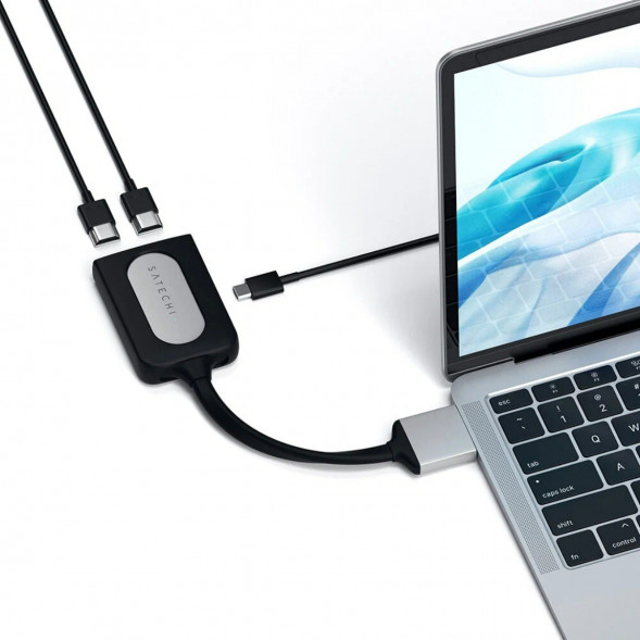 Адаптер Satechi USB-C Dual 4K HDMI Adapter (2xHDMI, USB Type-C) в Новороссийске