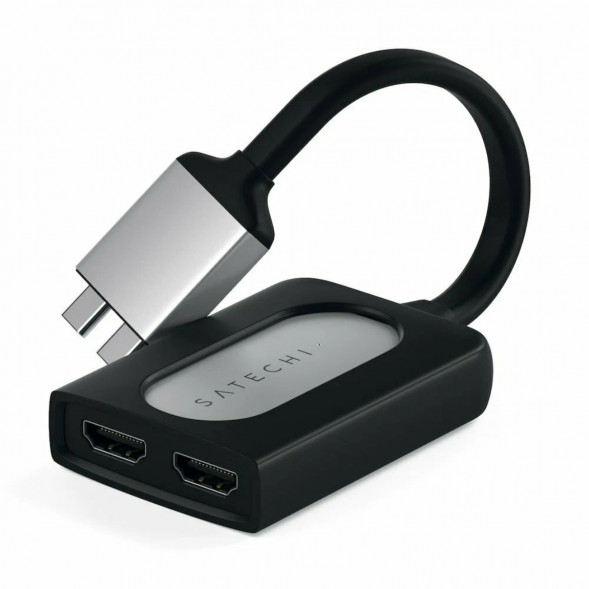 Адаптер Satechi USB-C Dual 4K HDMI Adapter (2xHDMI, USB Type-C) в Новороссийске