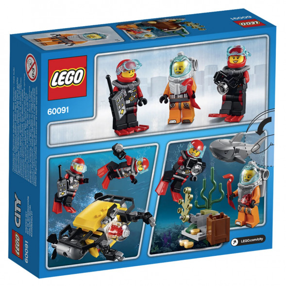 Конструктор LEGO City Deep Sea Explorers 60091 Исследование морских глубин в Новороссийске