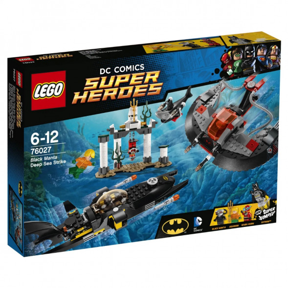 Конструктор LEGO Super Heroes 76027 Глубоководная атака Черного Манта в Новороссийске