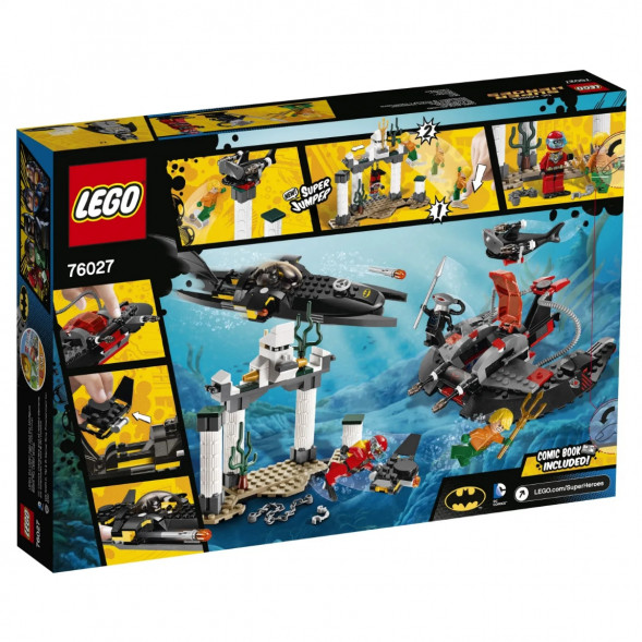 Конструктор LEGO Super Heroes 76027 Глубоководная атака Черного Манта в Новороссийске