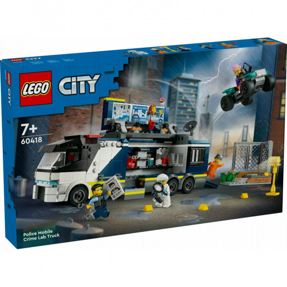 Конструктор LEGO City 60418 Полицейский грузовик криминалистической лаборатории в Новороссийске