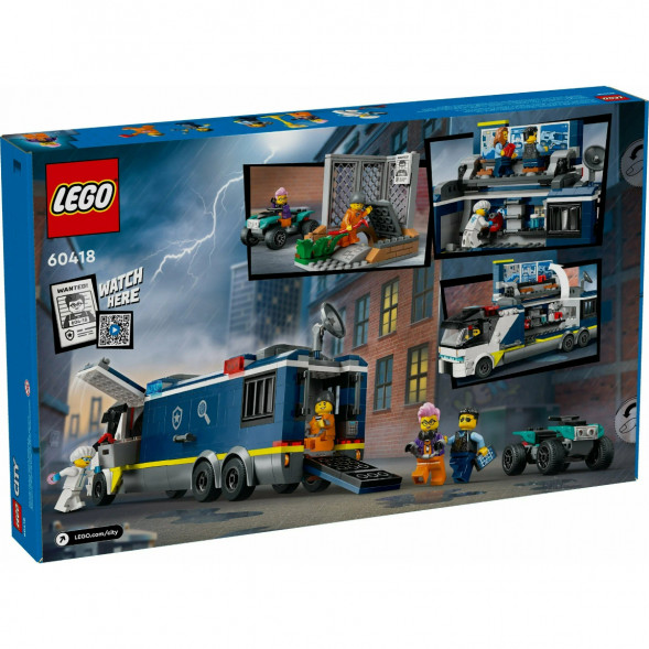 Конструктор LEGO City 60418 Полицейский грузовик криминалистической лаборатории в Новороссийске