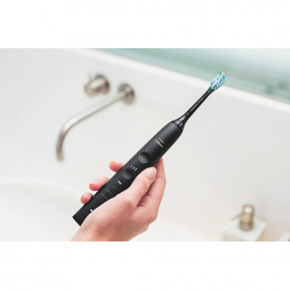 Набор из 2 электрических зубных щеток Philips Sonicare DiamondClean 9000 HX9914/54, чёрный в Новороссийске