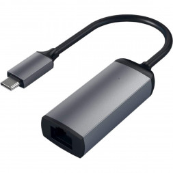 Адаптер Satechi USB-C - Ethernet ST-TCENM, серый космос