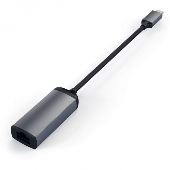 Адаптер Satechi USB-C - Ethernet ST-TCENM, серый космос в Новороссийске