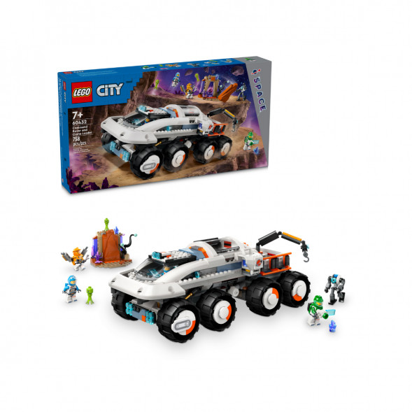 Конструктор LEGO City 60432 Командный вездеход и кран-погрузчик в Новороссийске