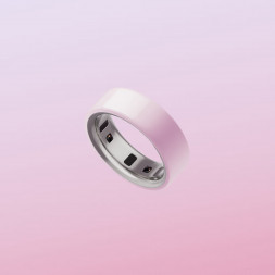 Умное кольцо Oura Ring 4 Ceramic (размер 6), Розовый/Petal