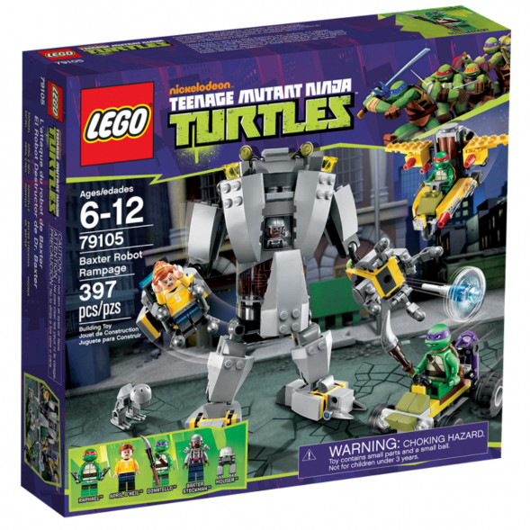 Конструктор LEGO Teenage Mutant Ninja Turtle 79105 Нападение робота Бакстера в Новороссийске