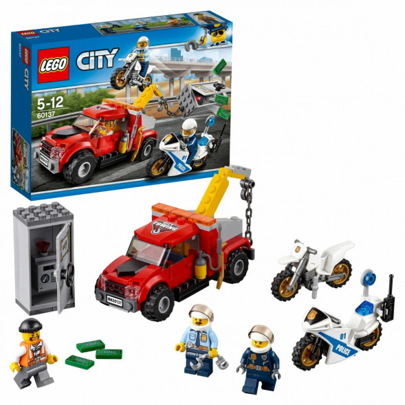 Конструктор LEGO City Police 60137 Побег на буксировщике в Новороссийске