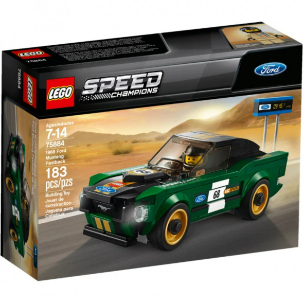 Конструктор LEGO Speed Champions 75884 1968 Ford Mustang Fastback в Новороссийске