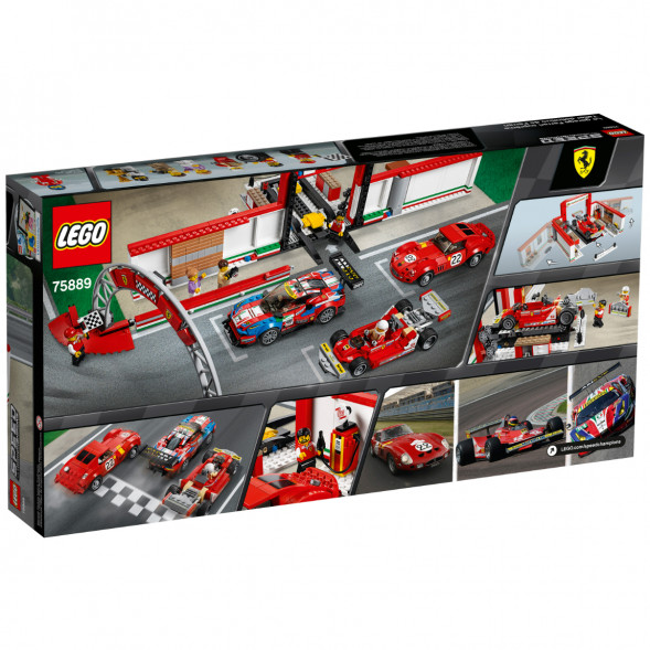 Конструктор LEGO Speed Champions 75889 Гараж Ferrari в Новороссийске