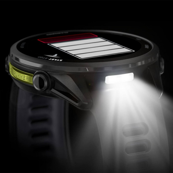Умные часы Garmin Forerunner 970 Carbon Gray DLC Titanium ремешок Black/Translucent Whitestone 010-02969-10 в Новороссийске