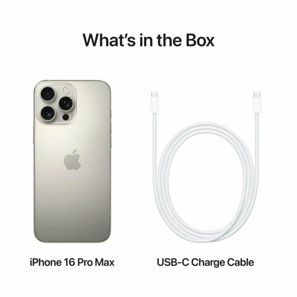 Смартфон Apple iPhone 16 Pro Max (nano SIM+eSIM) 256ГБ, Natural Titanium в Новороссийске
