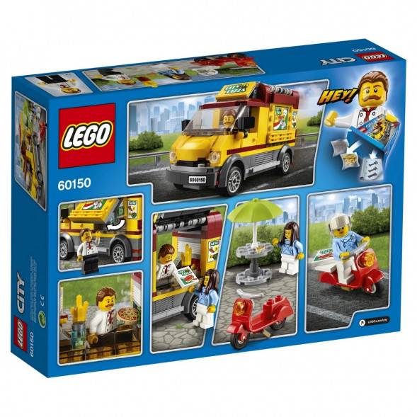 Конструктор LEGO City Great Vehicles 60150 Фургон-пиццерия в Новороссийске