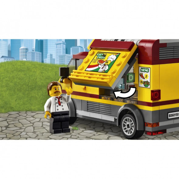 Конструктор LEGO City Great Vehicles 60150 Фургон-пиццерия в Новороссийске