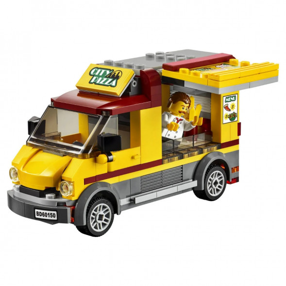 Конструктор LEGO City Great Vehicles 60150 Фургон-пиццерия в Новороссийске