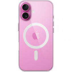 Чехол Apple Clear Case with MagSafe для iPhone 16 Plus, прозрачный (MA7D4ZM/A)