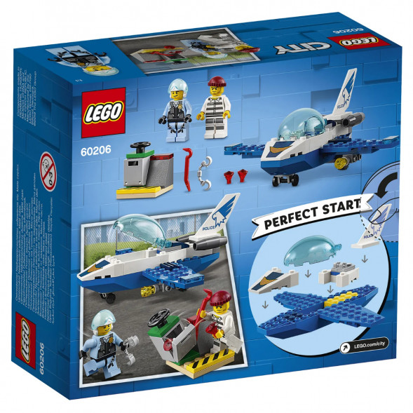 Конструктор LEGO City Police 60206 Воздушная полиция: патрульный самолет в Новороссийске