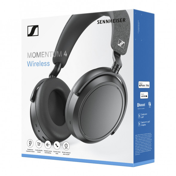 Беспроводные наушники Sennheiser Momentum 4 Wireless, Graphite в Новороссийске