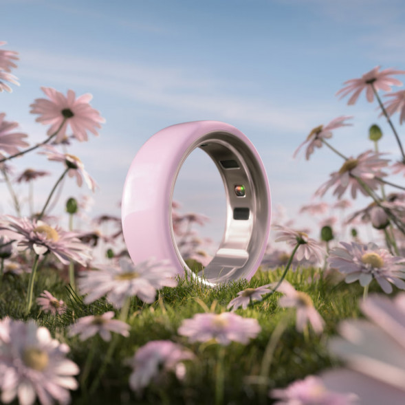 Умное кольцо Oura Ring 4 Ceramic (размер 9), Розовый/Petal в Новороссийске