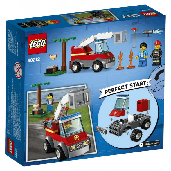 Конструктор LEGO City Fire 60212 Пожар на пикнике в Новороссийске
