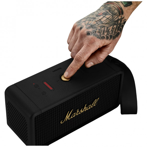 Портативная акустика Marshall Middleton, 60 Вт, черный и латунный в Новороссийске