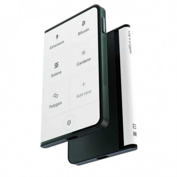 Аппаратный холодный криптокошелек Ledger Stax c чехлом Magnet Shell Black + Recovery Key в Новороссийске