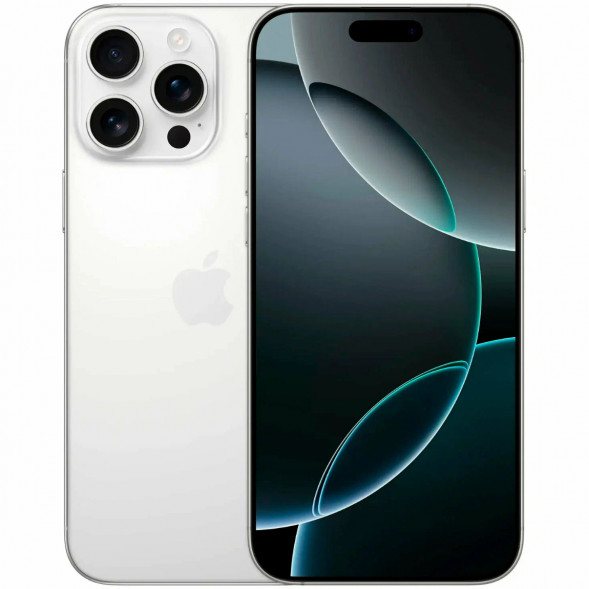 Смартфон Apple iPhone 16 Pro Max (nano SIM+eSIM) 512ГБ, White Titanium в Новороссийске