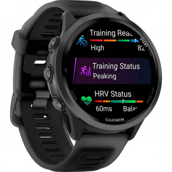 Умные часы Garmin Forerunner 570 47 мм Slate Grey Aluminium/Translucent Black 010-02971-00 в Новороссийске