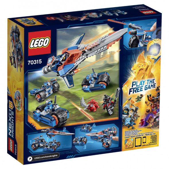 Конструктор LEGO Nexo Knights 70315 Устрашающий разрушитель Клэя в Новороссийске