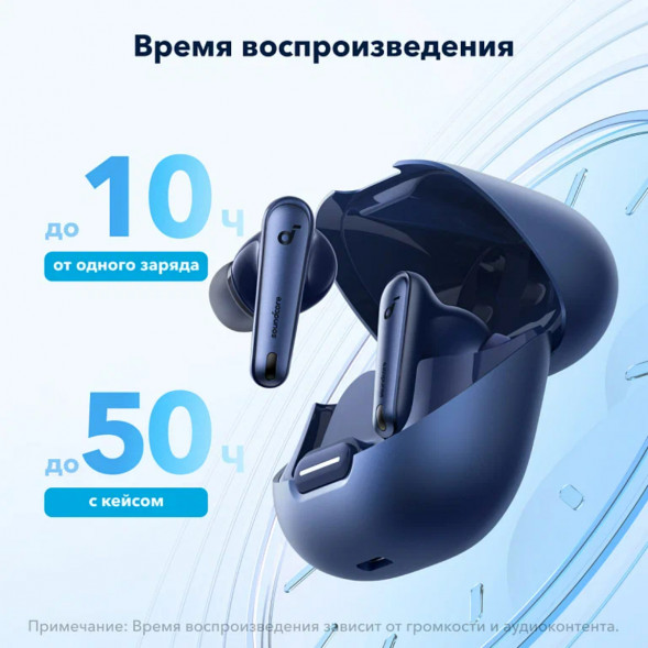 Беспроводные наушники Anker Soundcore Liberty 4 NC, Blue в Новороссийске