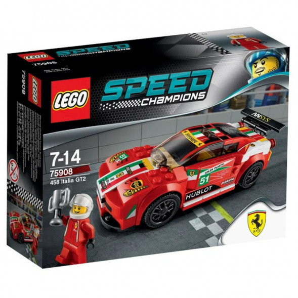 Конструктор LEGO Speed Champions 75908 Феррари 458 Италия GT2 в Новороссийске