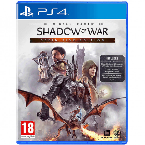 Игра Middle Earth: Shadow of War Definitive Edition [PS4, английская версия] в Новороссийске