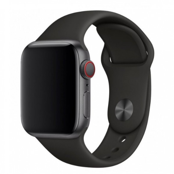 Ремешок для Apple Watch 44mm Black Sport Band (MTPL2ZM/A), черный в Новороссийске