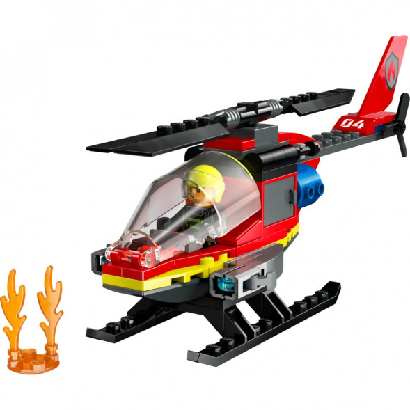 Конструктор LEGO City 60411 Пожарно-спасательный вертолет в Новороссийске