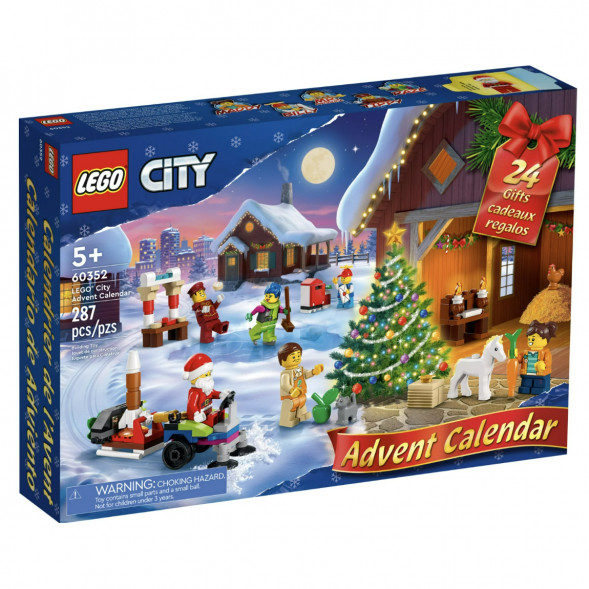 Конструктор LEGO City 60352 Рождественский новогодний календарь 2022 в Новороссийске