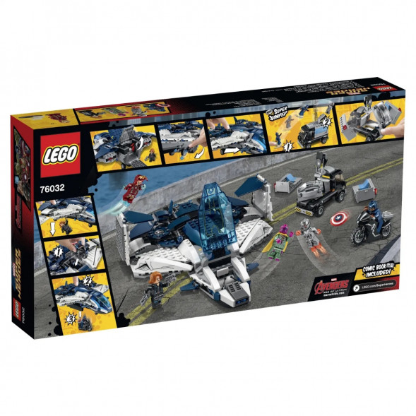 Конструктор LEGO Super Heroes 76032 Погоня на Квинджете Мстителей в Новороссийске
