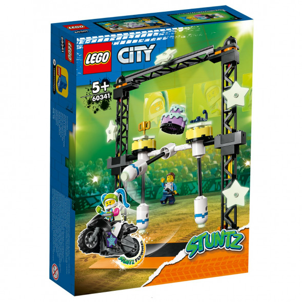 Конструктор LEGO City 60341 Трюковое испытание «Нокдаун» в Новороссийске