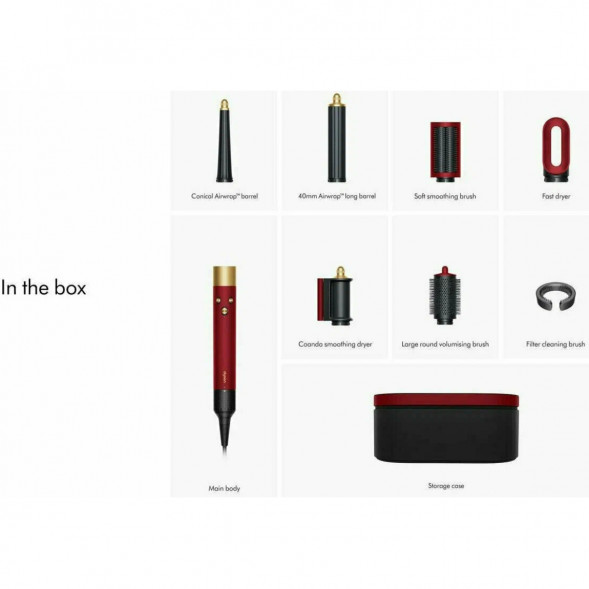 Стайлер Dyson Airwrap i.d. HS08 Straight+Wavy, Red Velvet/Gold (596927-01) в Новороссийске