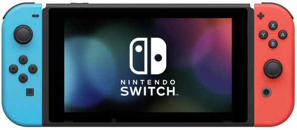 Игровая приставка Nintendo Switch rev.2 32 ГБ, красный/синий в Новороссийске
