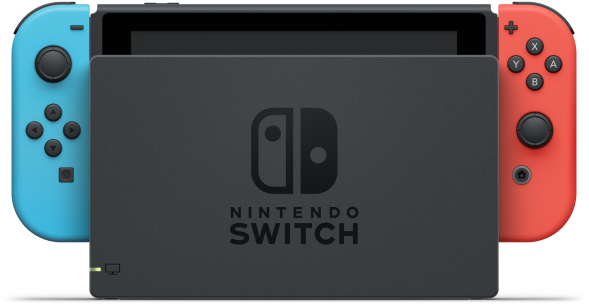 Игровая приставка Nintendo Switch rev.2 32 ГБ, красный/синий в Новороссийске