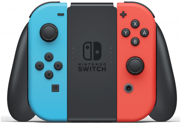 Игровая приставка Nintendo Switch rev.2 32 ГБ, красный/синий в Новороссийске